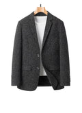 In-Stock Men's Suits for Spring and Autumn, Casual Single-Piece Men's Blazers, Wrinkle-Free Dad Coats, Export Cross-Border