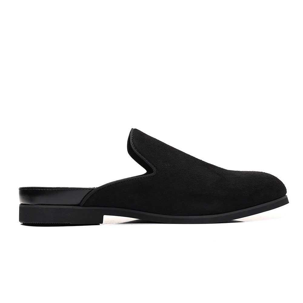 Men's Heelless Half Slippers 2025 Summer Men's Loafers Slip-On Carefully Selected
