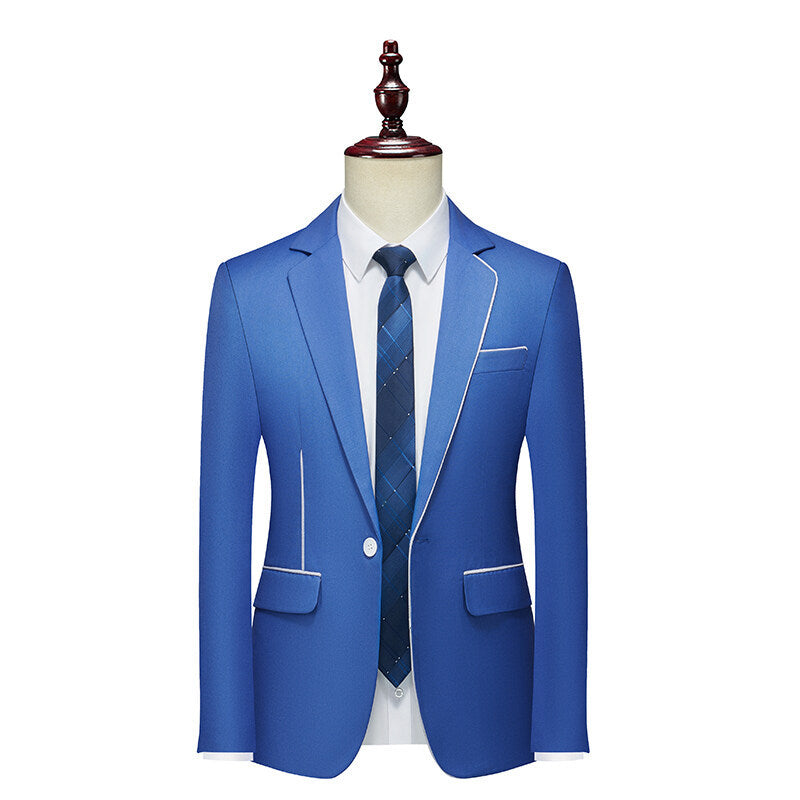 Foreign Trade Spring and Autumn New Men's Suits Business Korean Style Trendy Jackets Casual Handsome Men's Tops Single Suits