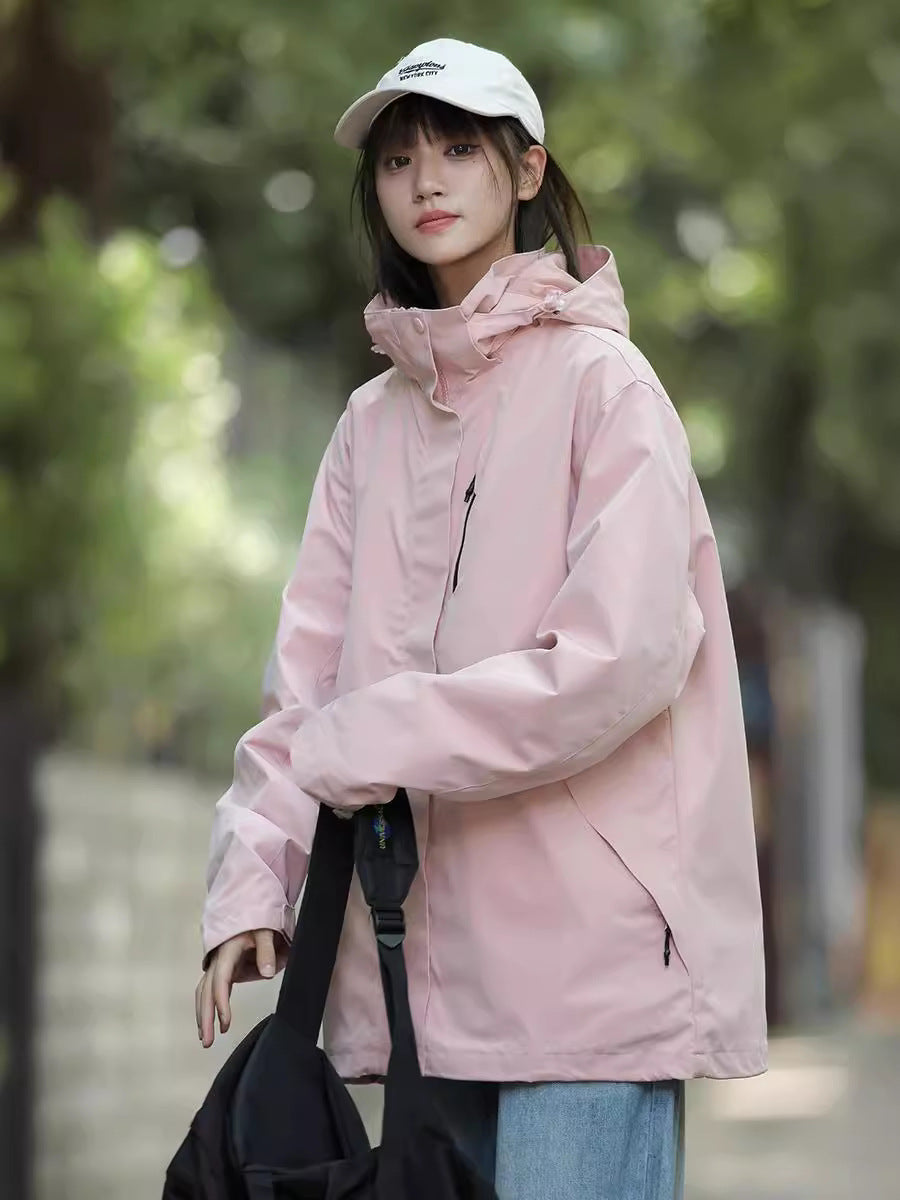 Jack Chuanyang Mountain Trendy Brand Outdoor Rush Jacket Couple's Jacket Men's and Women's Three-in-One Removable Windproof Waterproof Suit