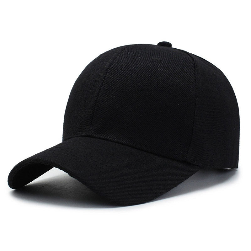 Fashion Trendy Hats for Men Korean Style Solid Color Baseball Cap Versatile Sun Protection Summer Women's Sun Hat Casual Baseball Cap Trendy