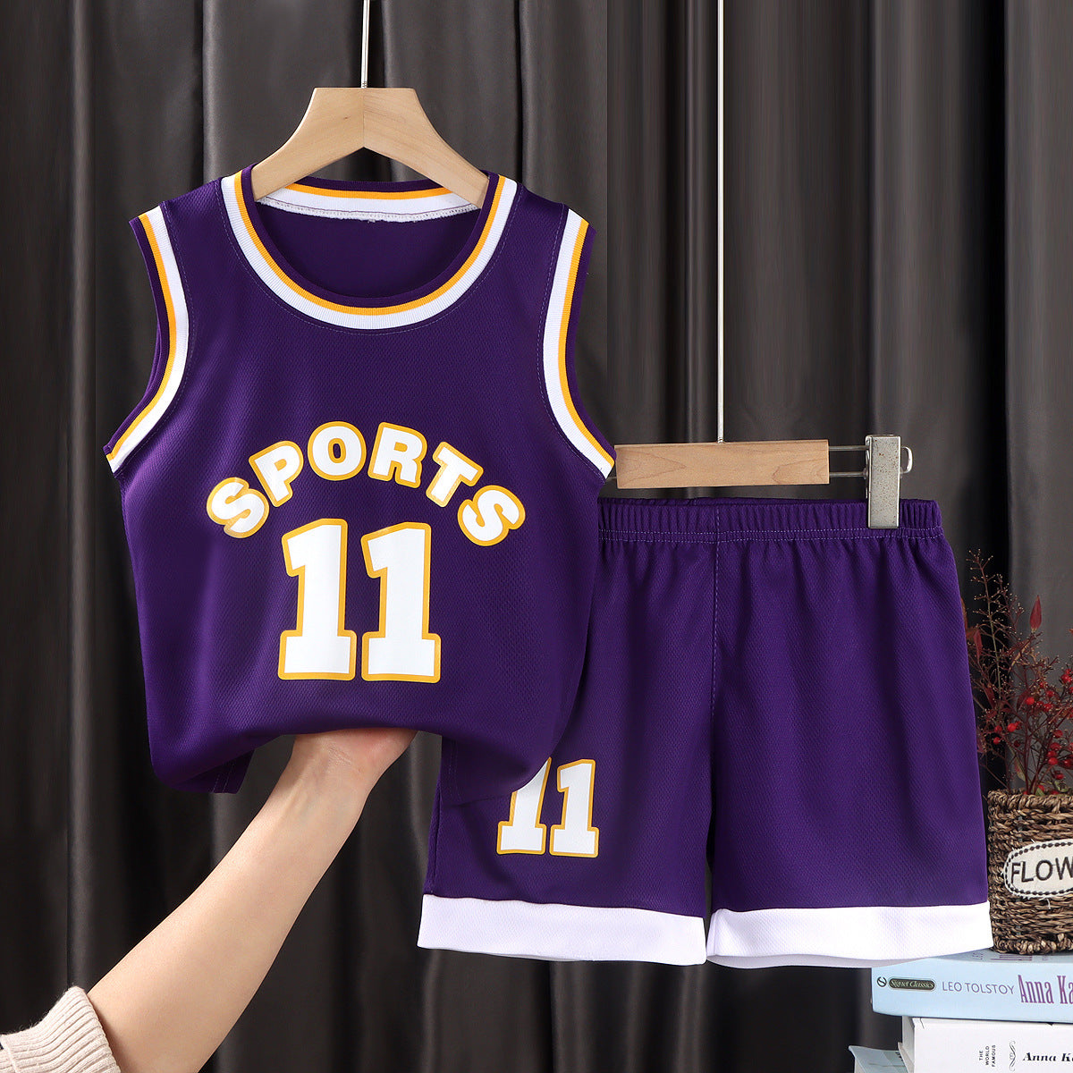 Children's Suit Category a New Basketball Suit Big Children's Sports Suit Basketball Vest Children's Clothing Sportswear Dropshipping