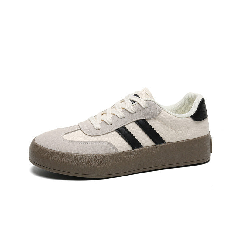 Men's Shoes Trendy Shoes 2025 Spring New Low-Top Canvas Shoes Men's Easiest for Match Moral Training Shoes Boys Casual Sneakers Wholesale