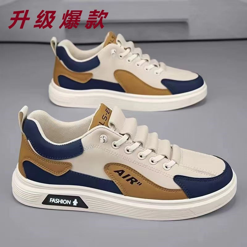 New Men's Easiest for Match Trendy Sneakers Single Cotton Slip-On Running Shoes Business Lightweight Cross-Border Breathable Casual Shoes