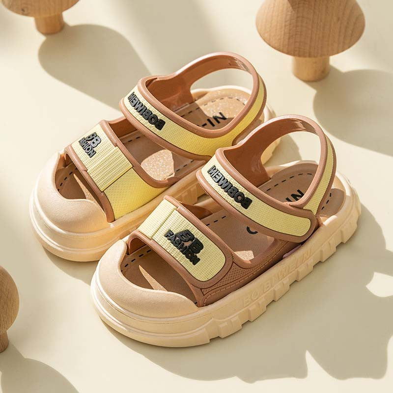 New Children's Sandals Summer Girls Boys Bathroom Home Non-slip Soft Bottom Cartoon Baby Sandals Sandals