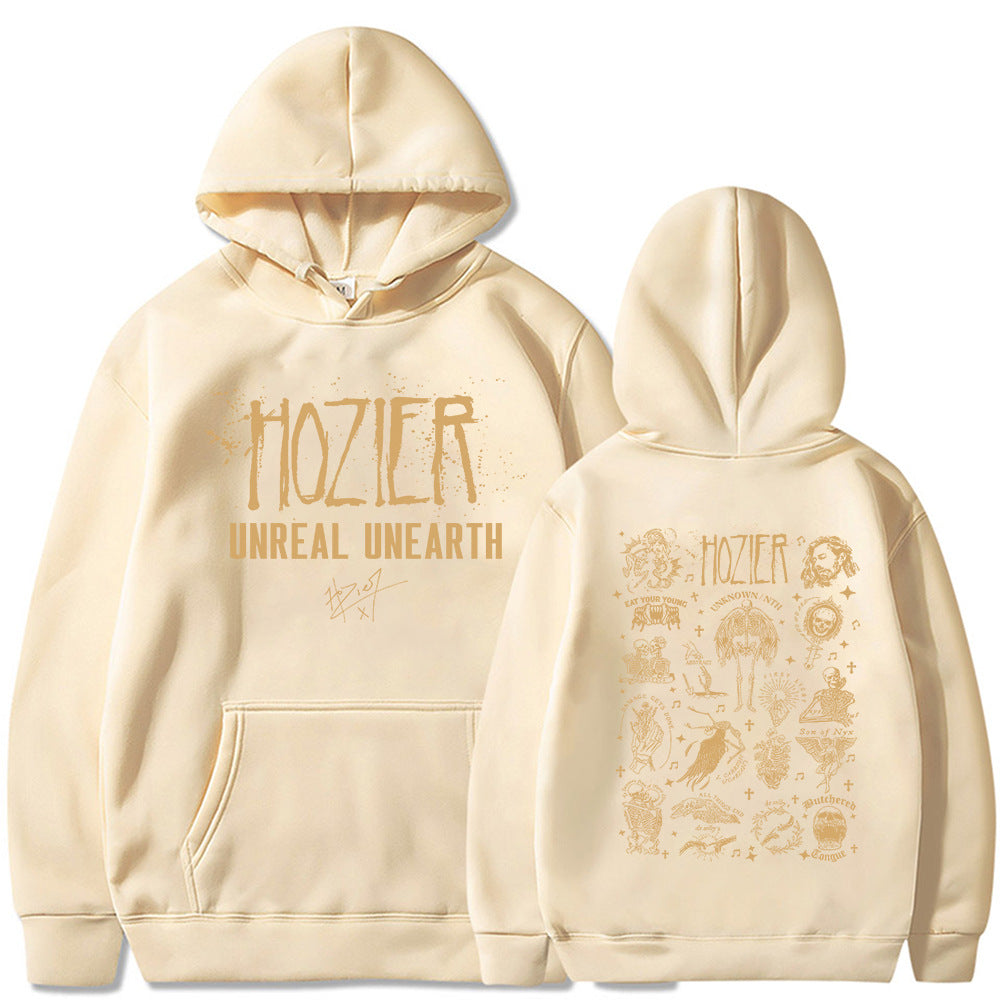 Hozier Unreal Unearth Tour Hoodie Women Men Pullover Vintage