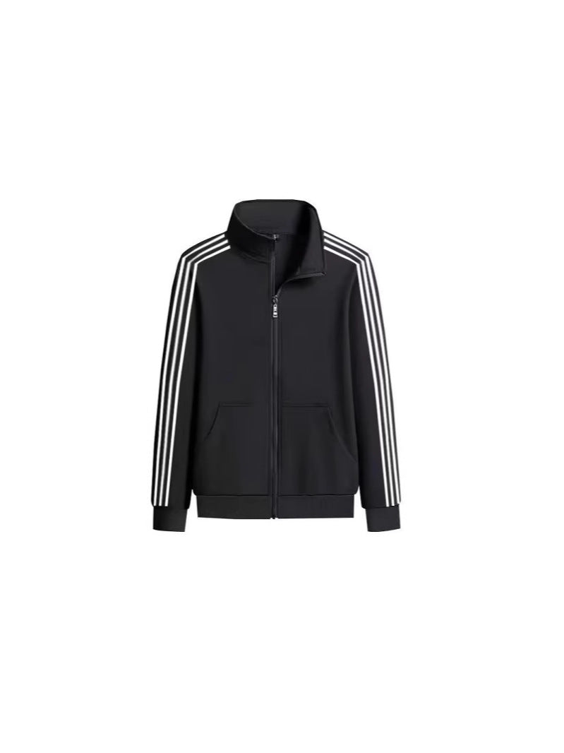Zipper Jacket Men's Daily Casual Men's Vertical Collar Jacket Men's All-match New Jacket Outerwear Baseball Uniform