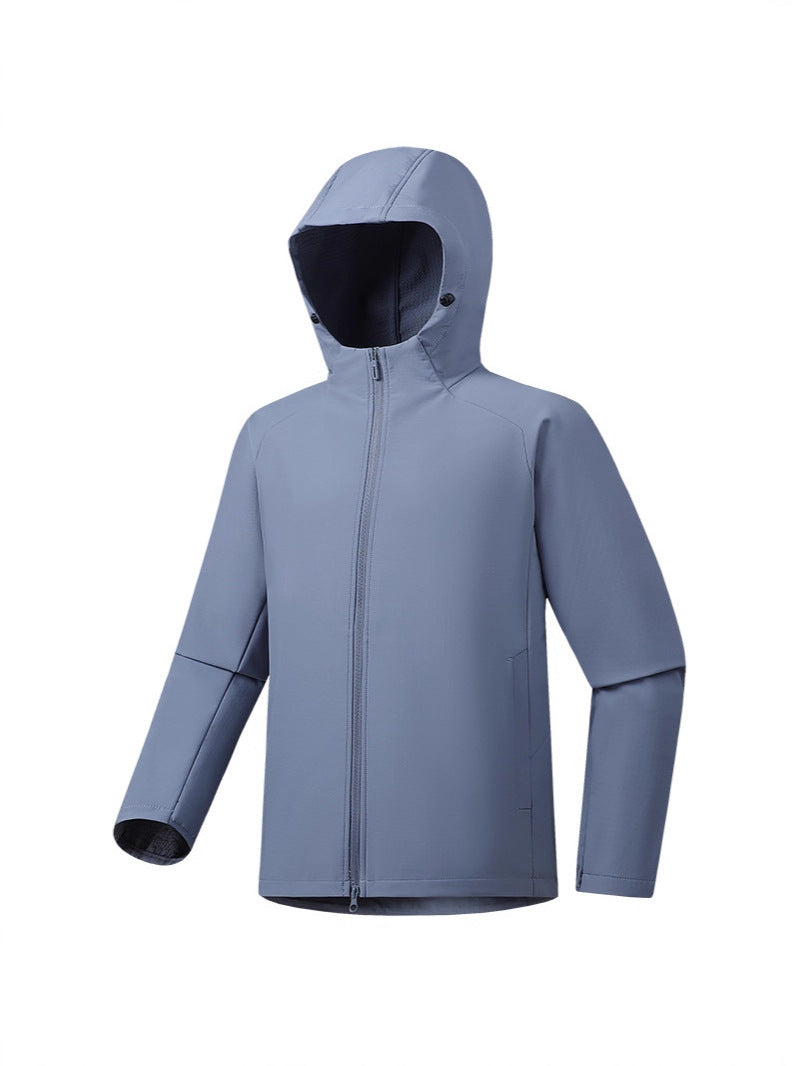 New Style Breathable and Stowable Waterproof Jacket Jacket for Men and Women, Sports Hooded Trendy Mountaineering Jacket