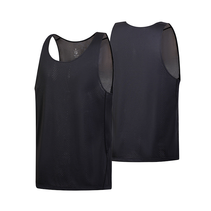 New Wind Tunnel Vest for Men and Women, Sleeveless Sports Vest, Thin, Ultra-Light, Quick-Drying Fitness Running Group Clothes