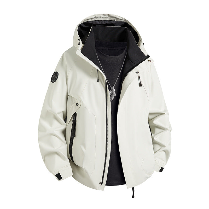 Printed Custom-Made Jackets, Outdoor Three-In-One Jackets for Men and Women, Travel Outdoor Three-Proof Printable High-Quality Jackets