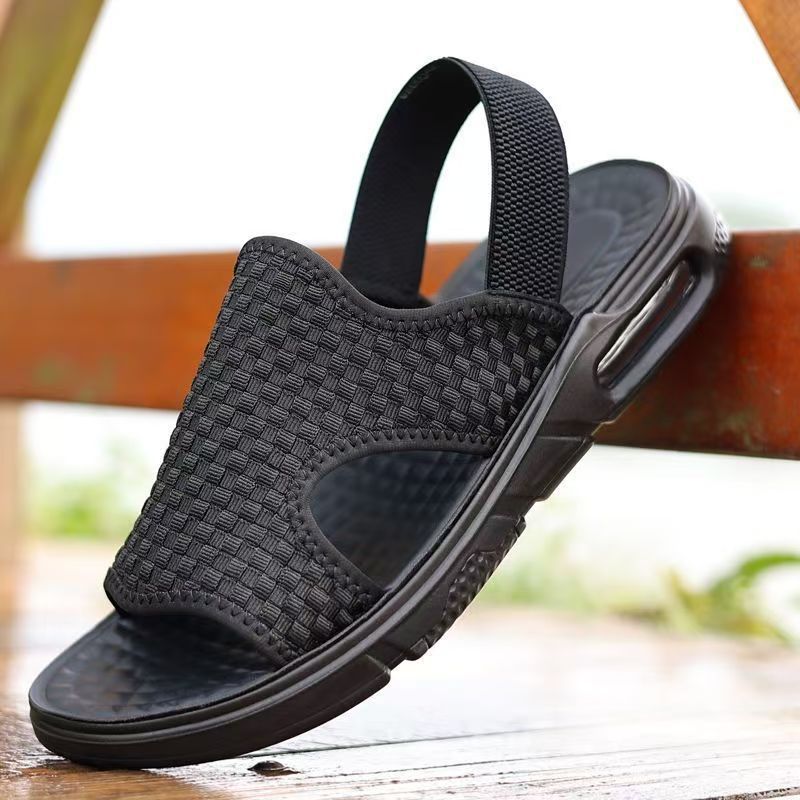 Sandals Men's 2024 Summer Leisure Sports Beach Outdoor Wear Summer Breathable Outdoor Personalized Sandals and Slippers Trendy Non-slip