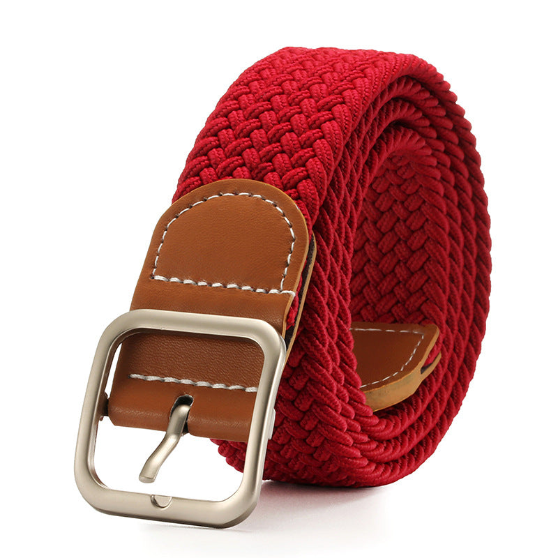 No-Punch Women's Belt, Versatile Denim Belt, Elastic Buckle Belt for Students, Lazy Belt