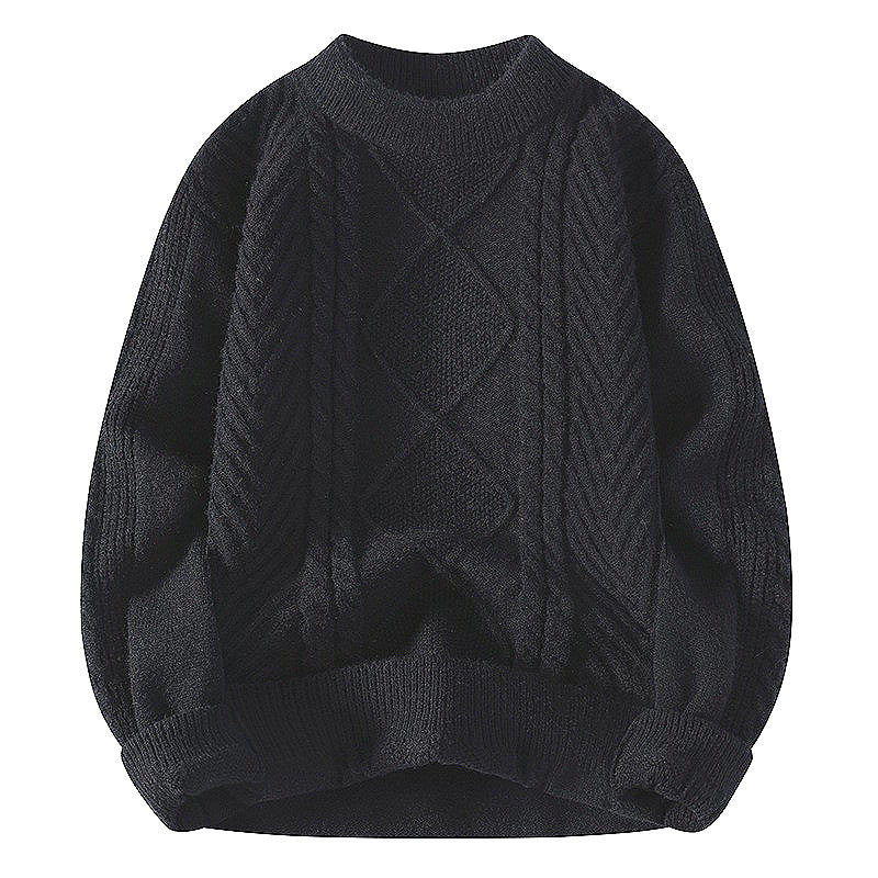 Cross-border New Sweater Men's Clothes Autumn and Winter Men's Knitted Shirt Crewneck Pullover Sweater Men's Casual Base Shirt