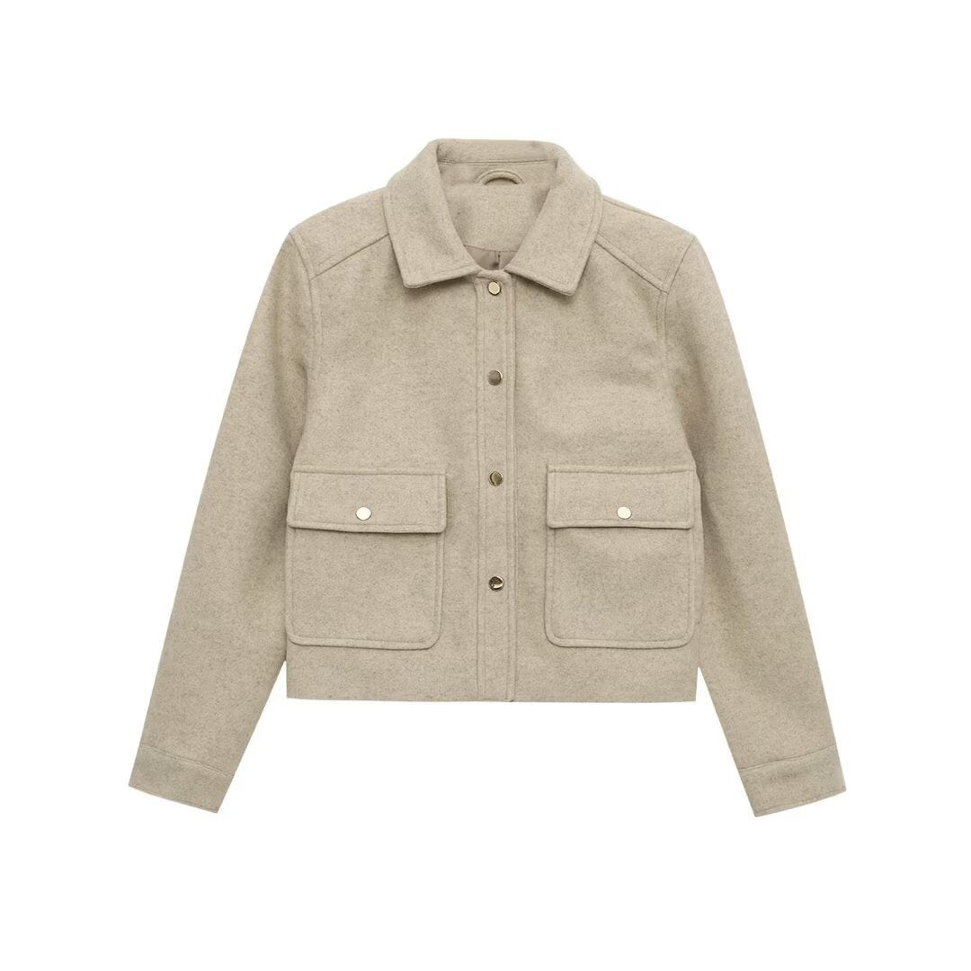 Z Brand 2025 Autumn New Wholesale Fashionable and Elegant Women's Soft Short Jacket Coat for Women 3046260