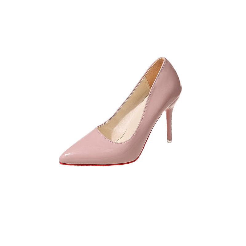 Candy Color High Heels for Women 2025 New European and American Style Pointed Toe Stiletto Heels Fashion Women's Shoes Flats Large Size 35-4