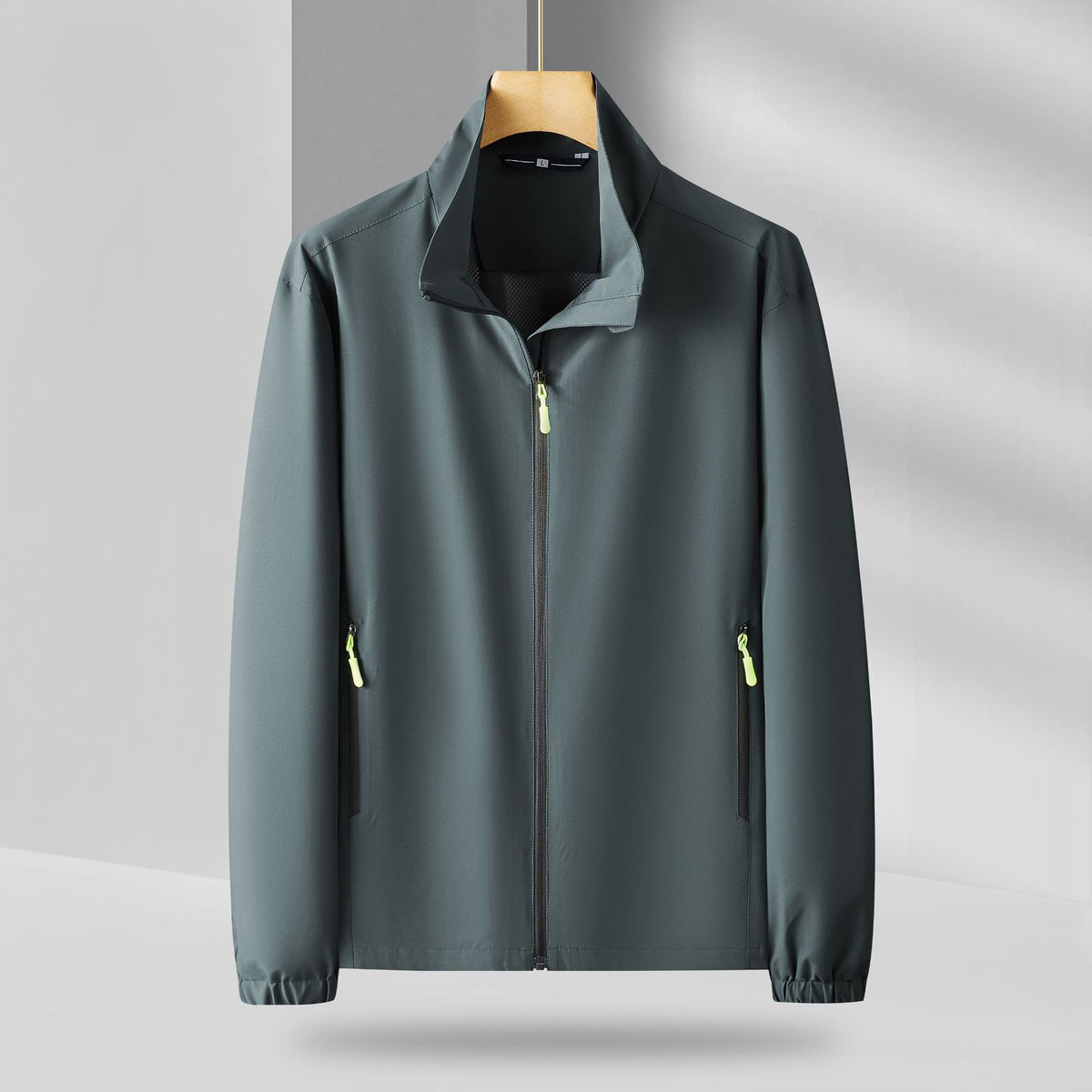 2025 Autumn/Winter 7788 Style Outdoor Loose-Fitting 160g Stand-Up Collar Zip-Up Jacket Windbreaker Business Workwear