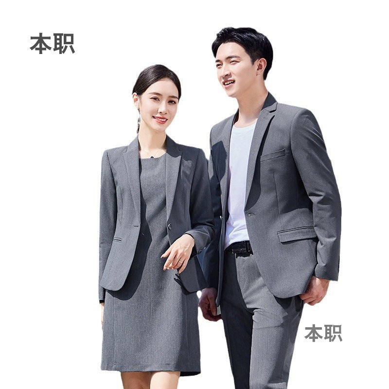 [Fashion Suit] Men and women sell formal business suits formal suits Slim fit business suits 4S shop overalls suits