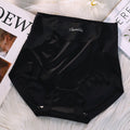 Seamless Light Luxury Women's Underwear High Waist Satin Underwear Women's Silk Antibacterial Crotch Abdomen-lifting Hip Bag Hip Briefs
