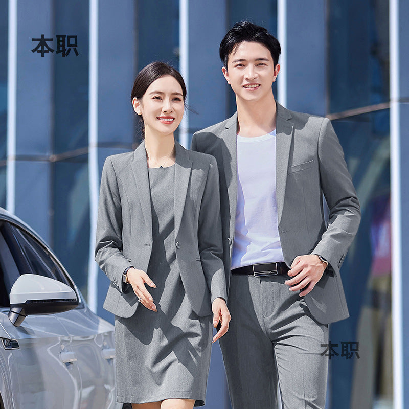 [Fashion Suit] Men and women sell formal business suits formal suits Slim fit business suits 4S shop overalls suits