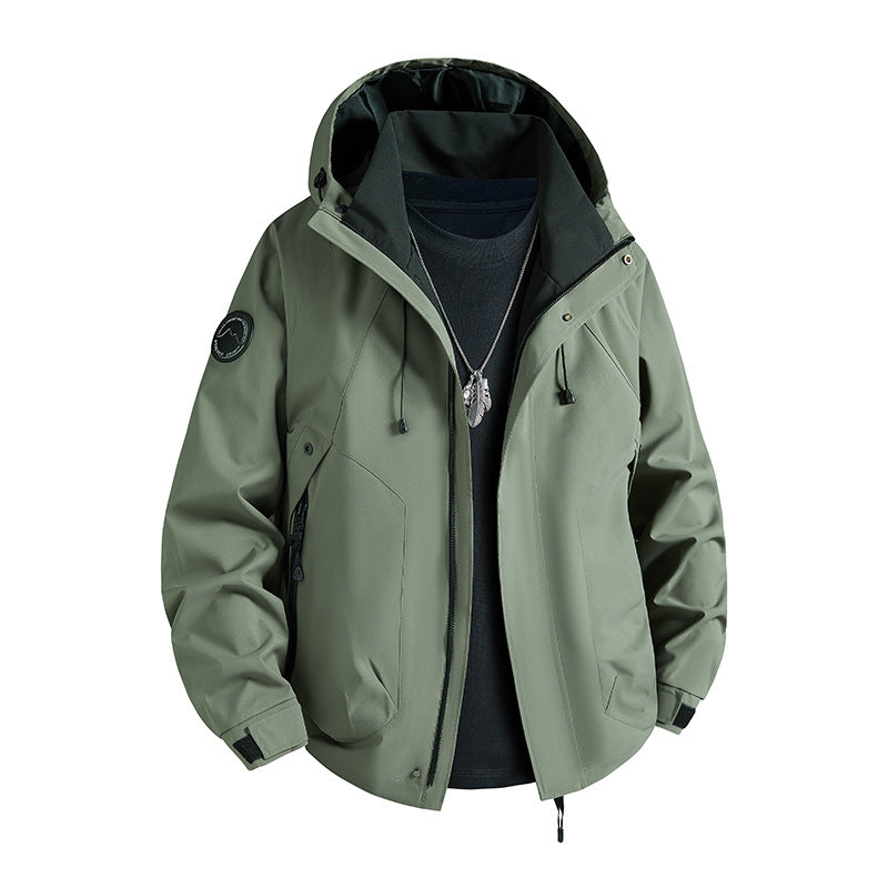 Printed Custom-Made Jackets, Outdoor Three-In-One Jackets for Men and Women, Travel Outdoor Three-Proof Printable High-Quality Jackets