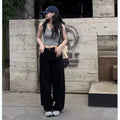 Wide-Leg Jeans for Women, Spring/Summer 2025 New Thin Style, Retro Slim-Fit Design, Straight-Leg Pants