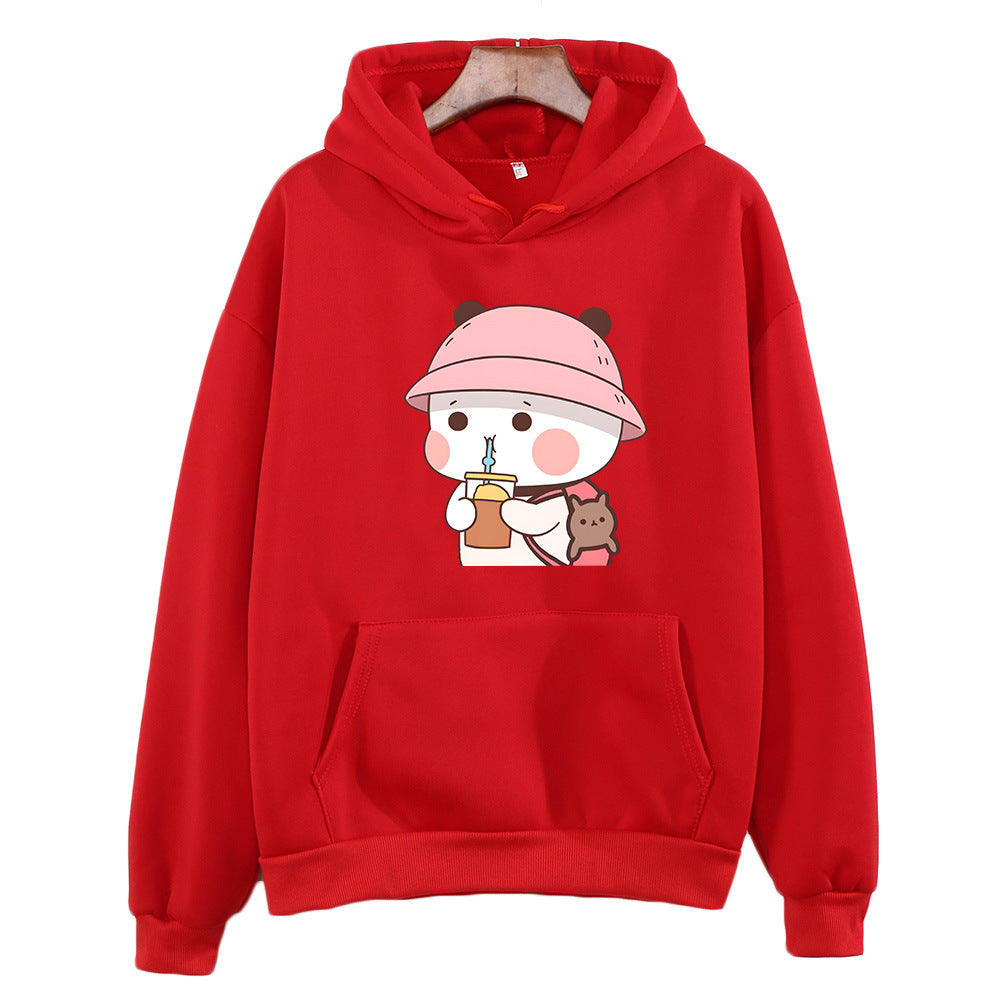 Bubu and Dudu Cute Cartoon Hoodies Graphic Sweatshirts Winter