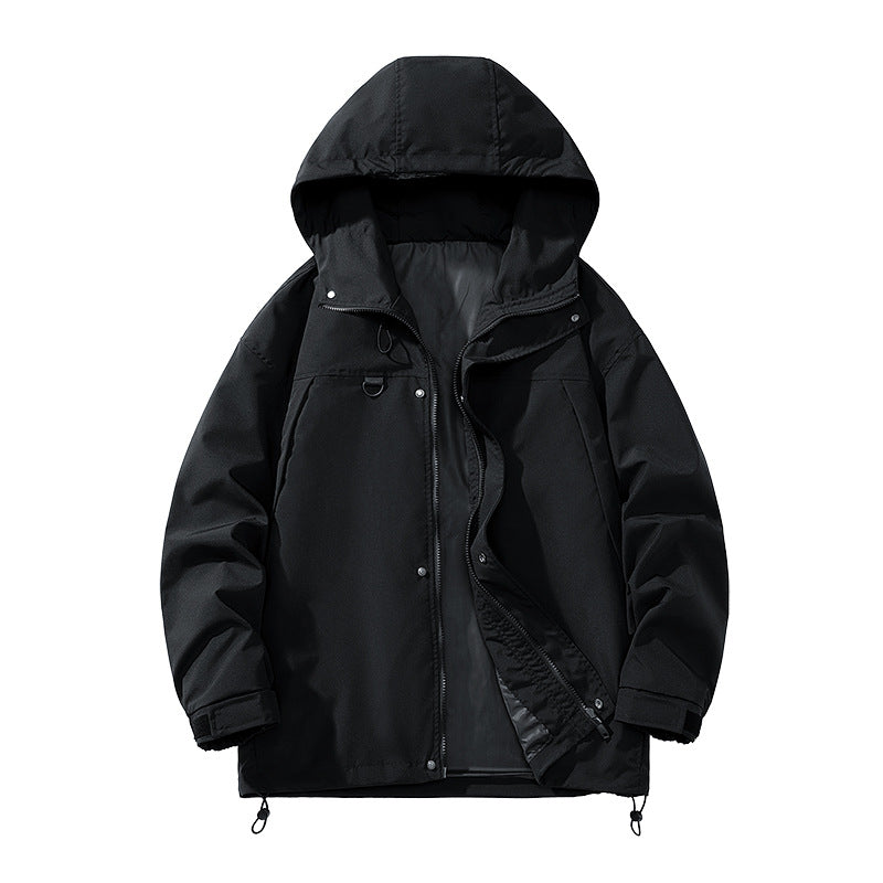 Men's American Windproof Jacket Men's Spring and Autum 2025 New Outdoor Functional Workwear Assault Jacket Tops