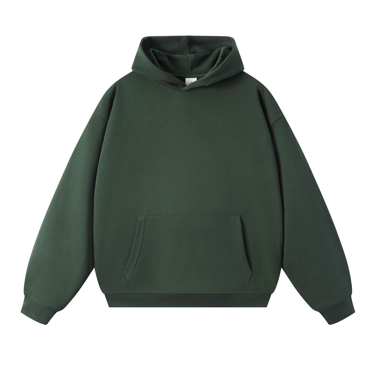 Sweatshirt 380g Terry Spring and Autumn American Style Thin Drop Shoulder Loose Fit Solid Color Hoodie for Men Trendy Versatile