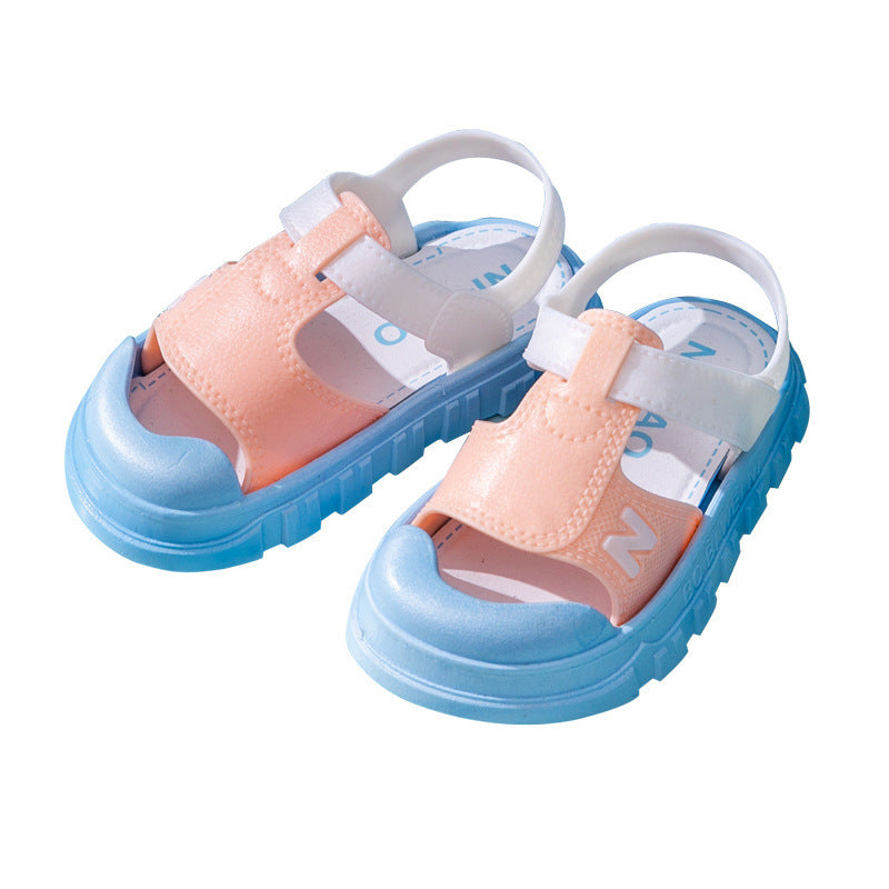 New Children's Sandals Summer Girls Boys Bathroom Home Non-slip Soft Bottom Cartoon Baby Sandals Sandals