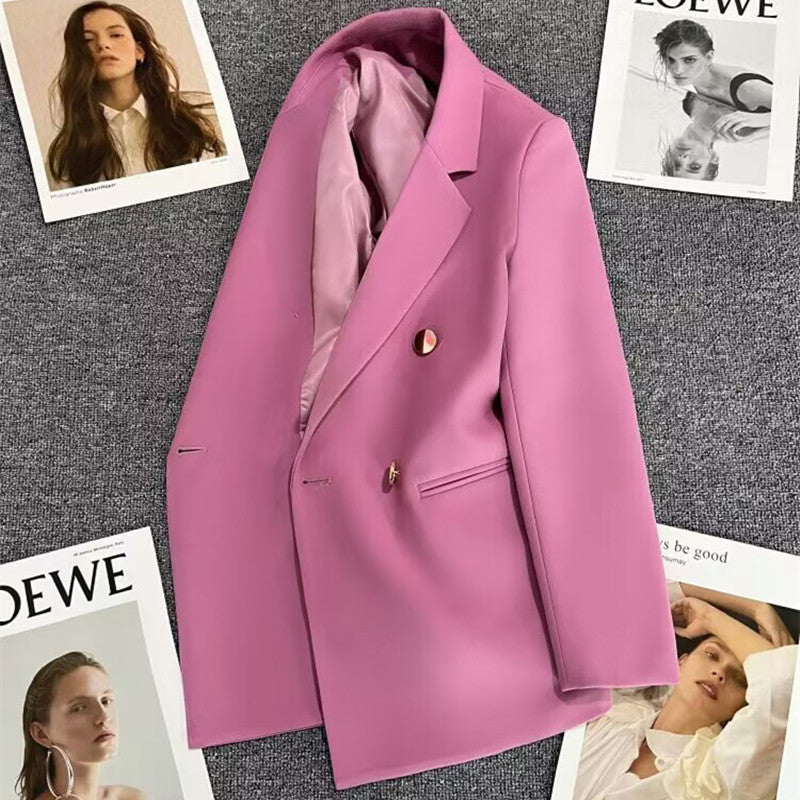 Green Small Blazer for Women 2025 Spring New Style Slimming Internet Celebrity Street Top Trendy Women
