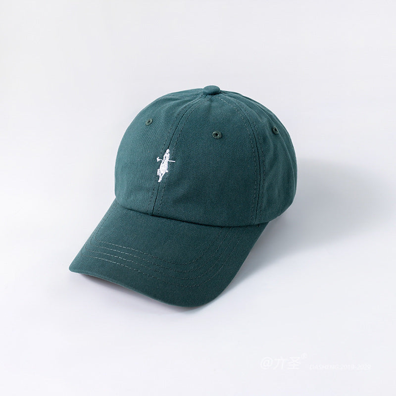 2025 New Hats for Men and Women in Spring and Summer Curved Brim Soft Top Peaked Caps Trendy Running Special Versatile Sunshade Breathable