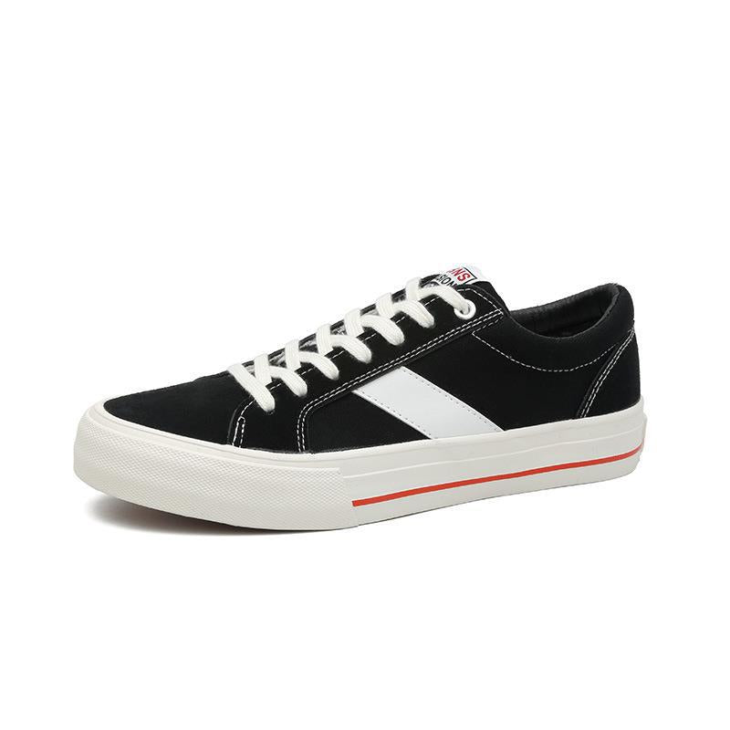 Autumn Retro Couple Sneakers New Breathable Canvas Shoes Men's Trendy Casual Shoes Men's Skateboard Shoes Men's - Clear