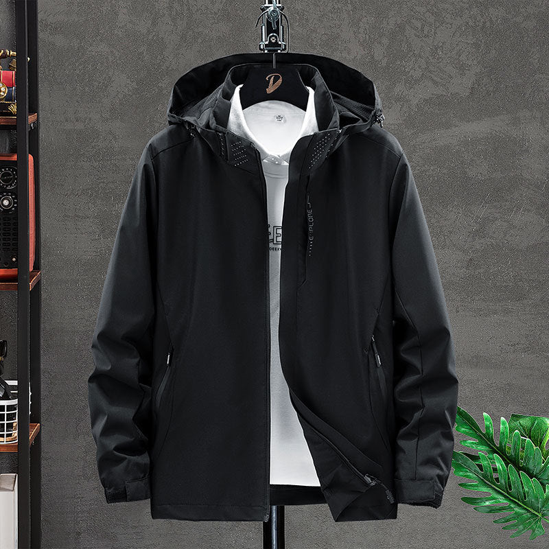 2025 New Spring and Autum Men's and Women's Jackets, Couple Jackets, Outdoor Single-Layer Water-Repellent Breathable Windbreakers