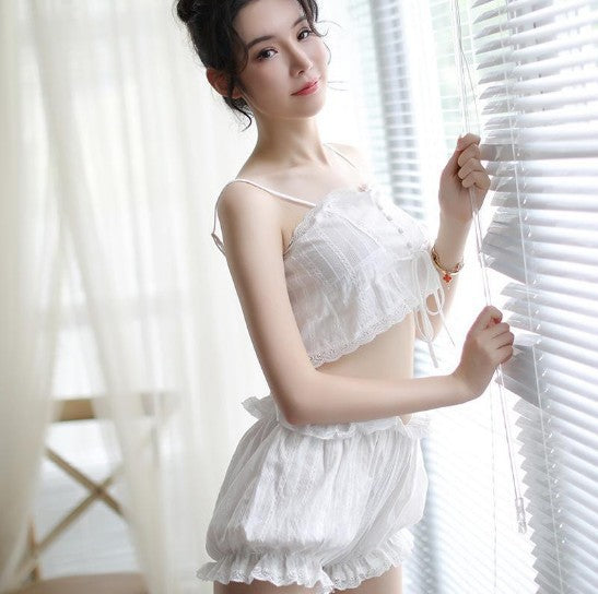 New sexy underwear suspenders wrapped chest pajamas pajamas perspective temptation court women sexy a generation of hair