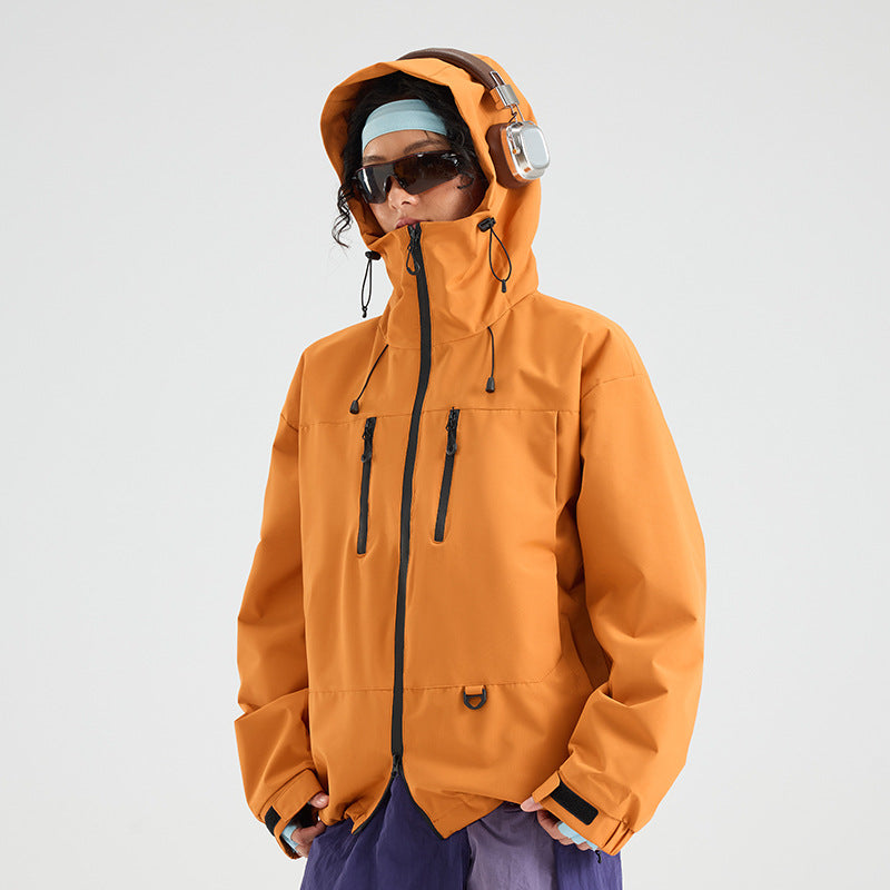 Couple's Outdoor Jackets, Youth Hooded Jackets, Men's Casual Jackets, Men's Single-Layer Windproof Jackets