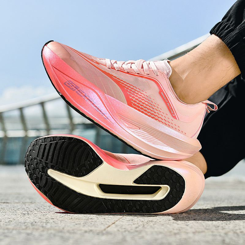 Professional Marathon Sports Training Racing Competition Cushioning Breathable Men's Sports Shoes Carbon Plate Comfortable Women's Running Shoes Autumn