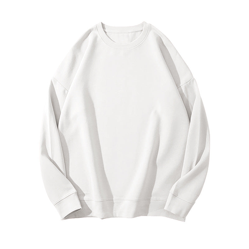 Solid Color Velvet Sweatshirt for Women in Autumn and Winter Korean Style Loose Casual Top T-Shirt Female Student Couple Outwear Bottoming Shirt