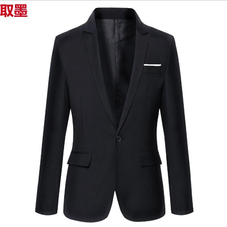 Foreign Trade Men's Suit One-Piece Top Casual Business Dress Professional Wear Men's Slim-Fit Small Suit Single Western Jacket Men's