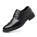 Leather Shoes for Men, Genuine Leather, High-End, Soft, Spring Season, Men's Business Formal Wear, Suit Leather Shoes, British Style, Wedding Shoes, Brogue Shoes