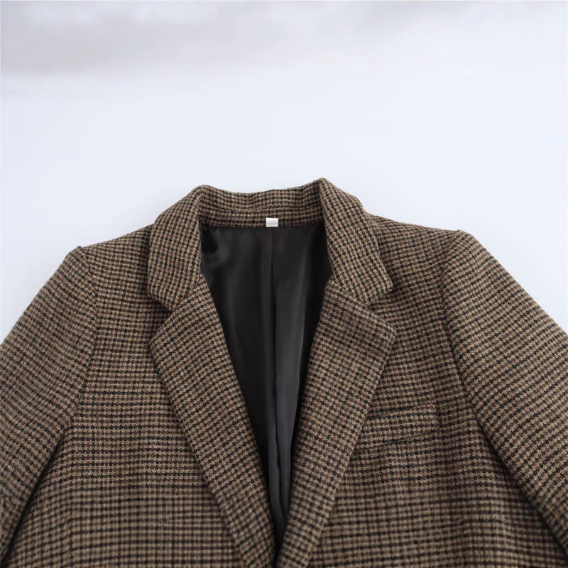 5 Modified Saw Aliexpress Independent Station New Suit Jacket Small Fragrant Double-Breasted Casual Women's Tops for Women 373626
