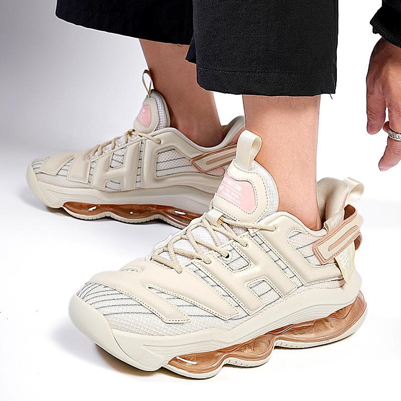 Basketball Shoes Full-Length Air Cushion Trendy Sports Shoes Shoes Spring Breathable Sports Shoes Men's Height-Increasing Youth Shoes