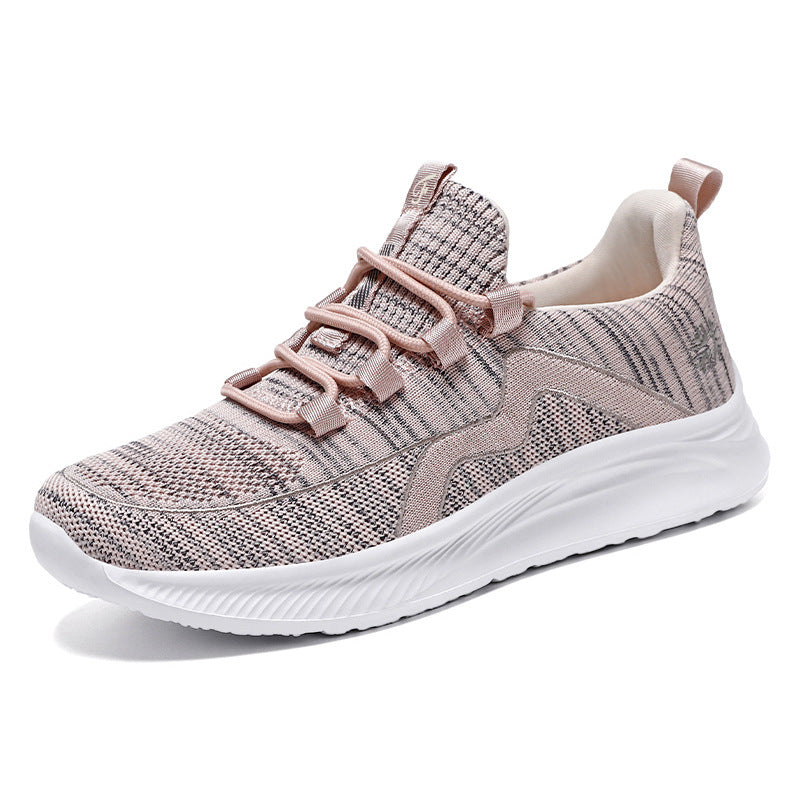 Women's Shoes 2026 Spring Casual Shoes Women's Shoes Comfortable Versatile Mom Shoes Breathable Sports Versatile Women's Flats