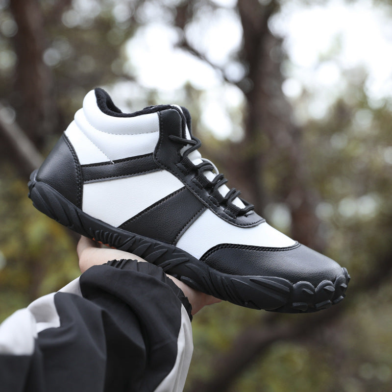 2025 Men's and Women's Couple Short Boots Outdoor Cotton Shoes Men's Water-Repellent Anti-Slip Anti-Cold Winter Snow Boots Women's Hiking Shoes