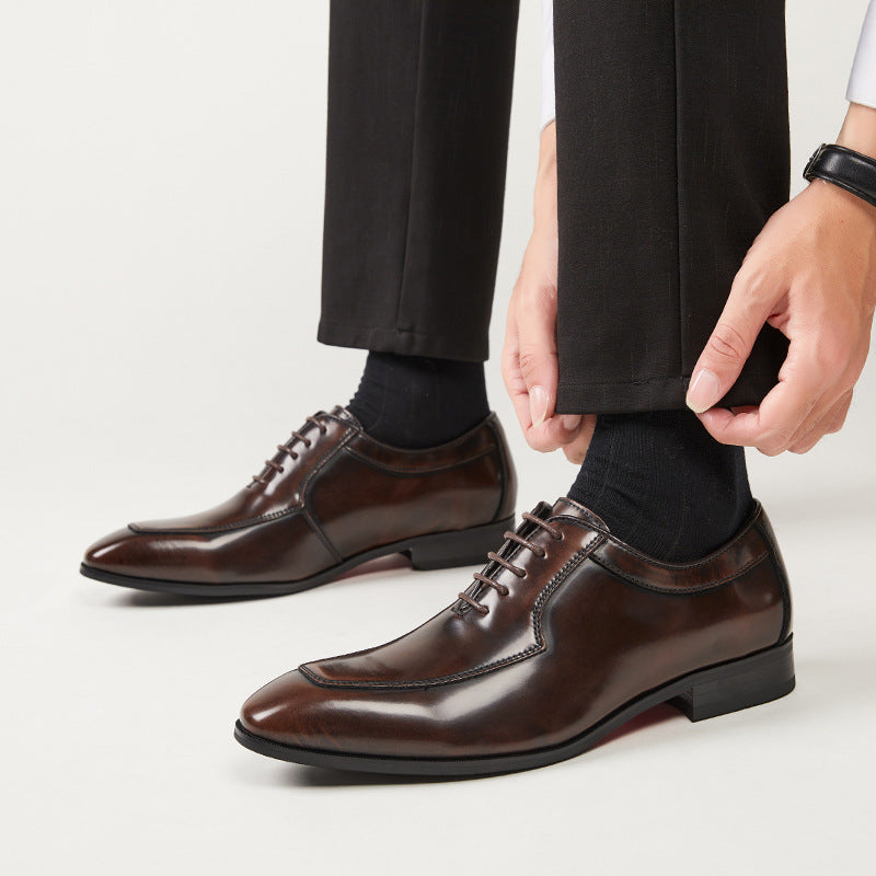 Handmade Shoes 2026 New Style Oxford Shoes for Men, Genuine Leather, Business British Style Formal Shoes, Men's Wedding Shoes, Groom's Wedding Shoes, Men's Shoes