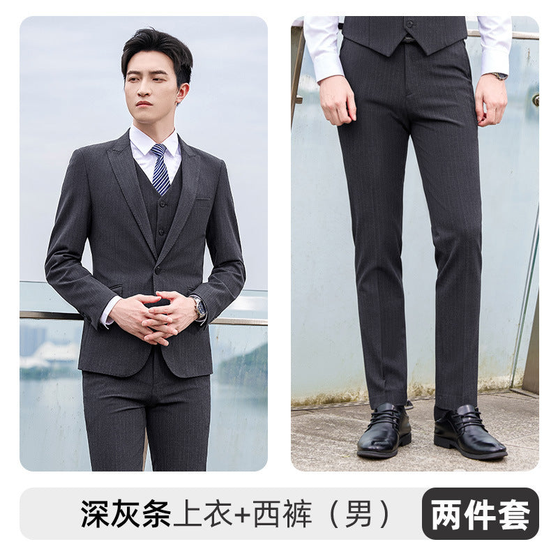 Autumn and winter new men's and women's same style business attire 4S shop business suit suit slim temperament hotel formal overalls