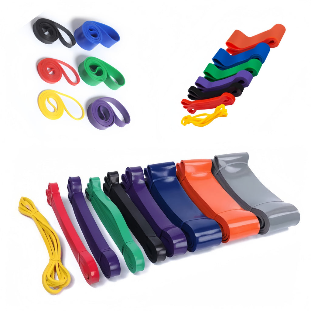 Customized Tpe Silicone Yoga Resistance Band Tension Band Elastic Rope Sports Fitness Yoga Training Red Equipment Elastic Band