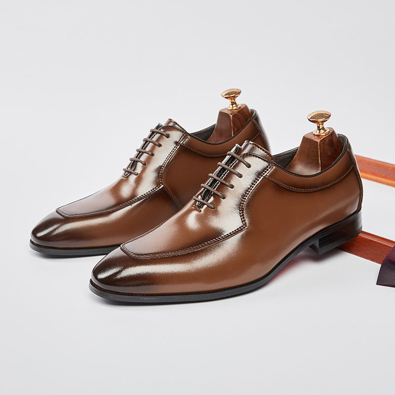 Handmade Shoes 2026 New Style Oxford Shoes for Men, Genuine Leather, Business British Style Formal Shoes, Men's Wedding Shoes, Groom's Wedding Shoes, Men's Shoes