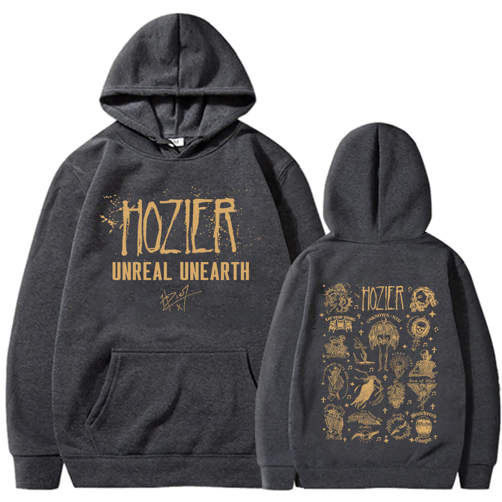 Hozier Unreal Unearth Tour Hoodie Women Men Pullover Vintage
