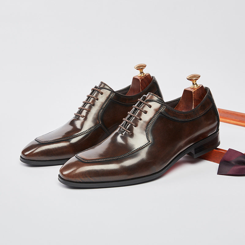 Handmade Shoes 2026 New Style Oxford Shoes for Men, Genuine Leather, Business British Style Formal Shoes, Men's Wedding Shoes, Groom's Wedding Shoes, Men's Shoes