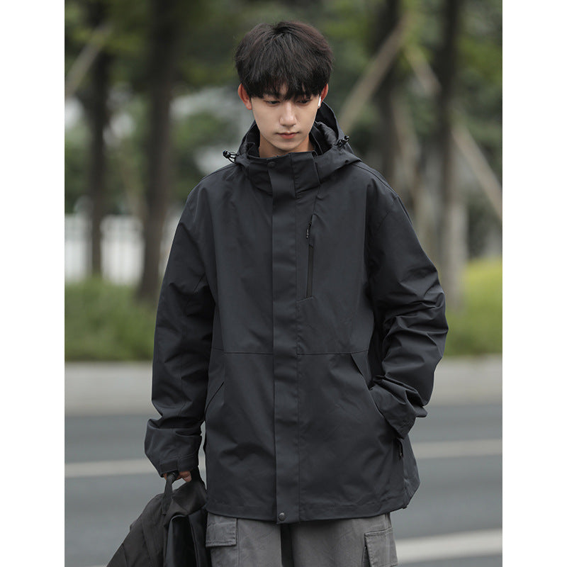 Jack Chuanyang Mountain Trendy Brand Outdoor Rush Jacket Couple's Jacket Men's and Women's Three-in-One Removable Windproof Waterproof Suit